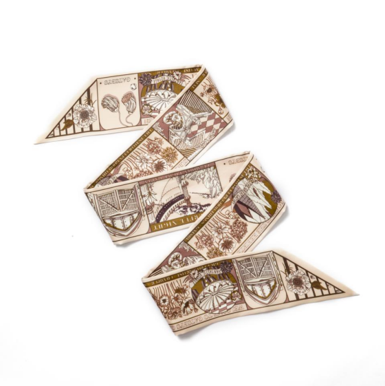 Elegant and luxury silk scarf for women, perfect gift idea – 100% pure silk. Premium fashion.