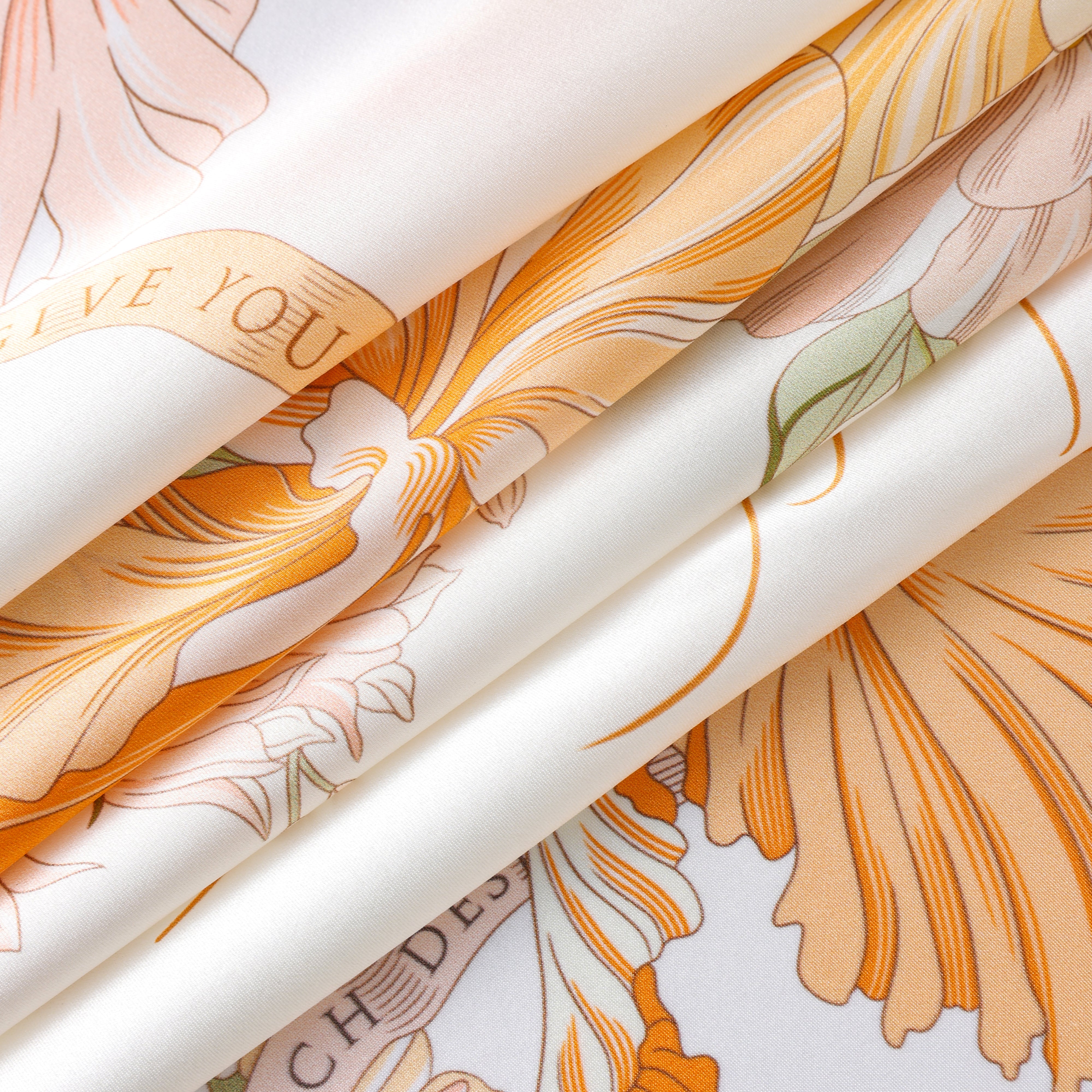 Elegant and luxury silk scarf for women, perfect gift idea – 100% pure silk. Premium fashion.