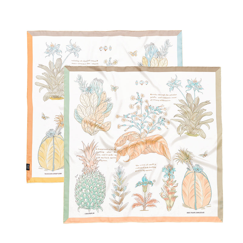 Elegant and luxury silk scarf for women, perfect gift idea – 100% pure silk. Premium fashion.