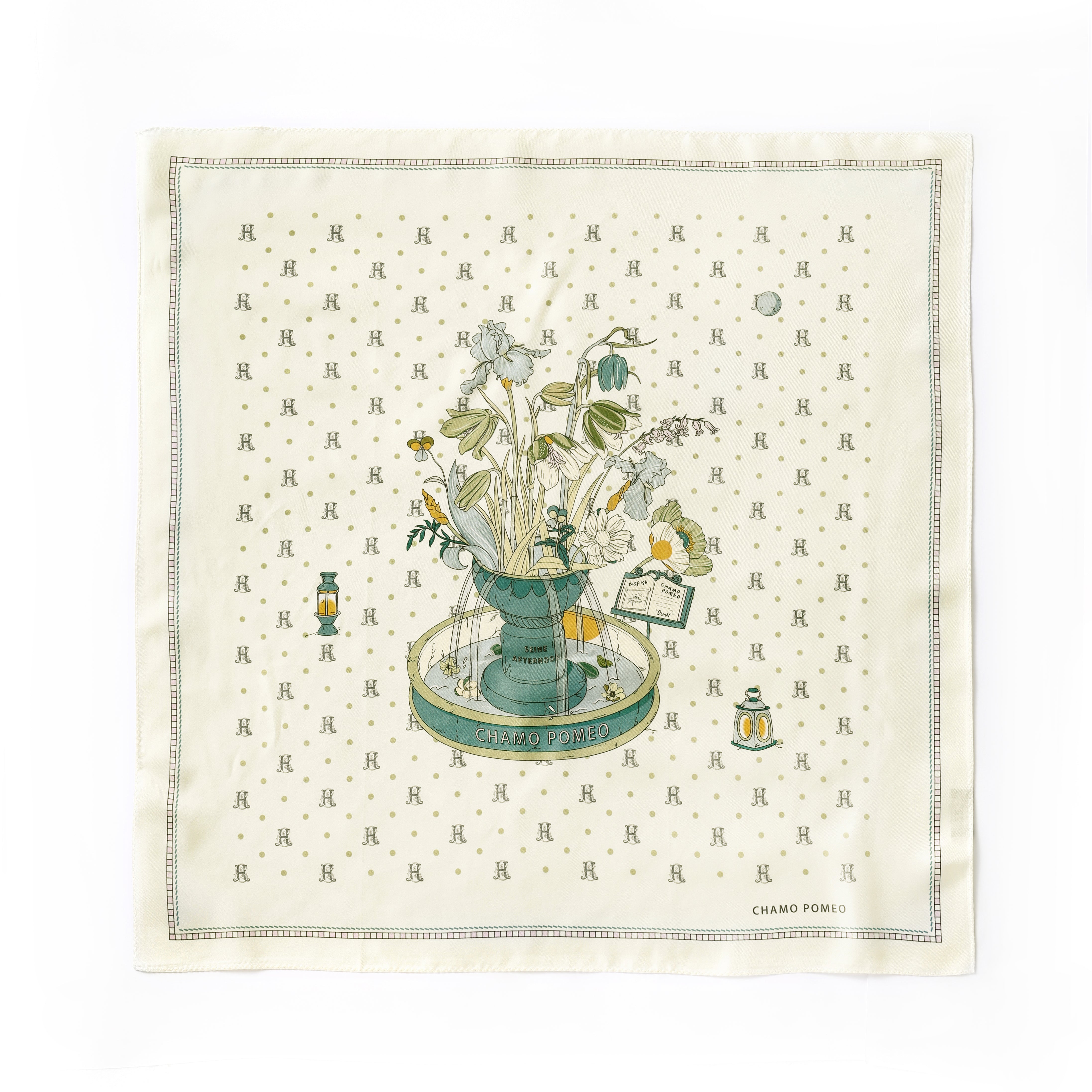 Elegant and luxury silk scarf for women, perfect gift idea – 100% pure silk. Premium fashion.